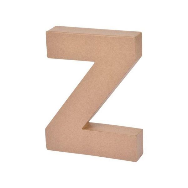 Paris Prix Décoration Murale Lettres Carton Z 18cm Naturel 1