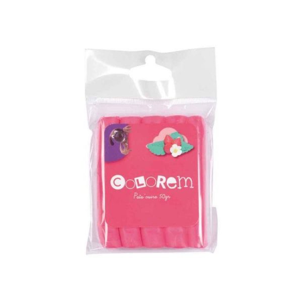 Paris Prix Pâte Polymère à Cuire Pata’Cuire 50g Rose Fuchsia 3