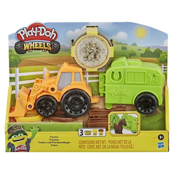 HASBRO Play-Doh Wheels Tracteur 1