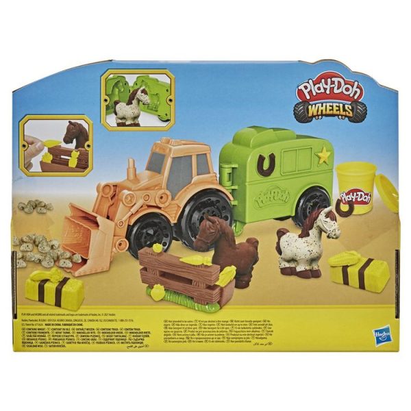 HASBRO Play-Doh Wheels Tracteur 4