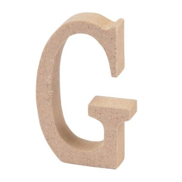 Paris Prix Lettre à Décorer G 5cm Naturel 1
