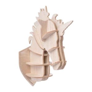 Paris Prix Trophée Mural 3D à Personnaliser Licorne 21cm Beige 9