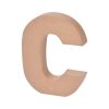 Paris Prix Décoration Murale Lettres Carton C 18cm Naturel 8
