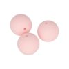 Artemio 3 Perles Silicone Rondes – 15 Mm – Rose Poudré 8