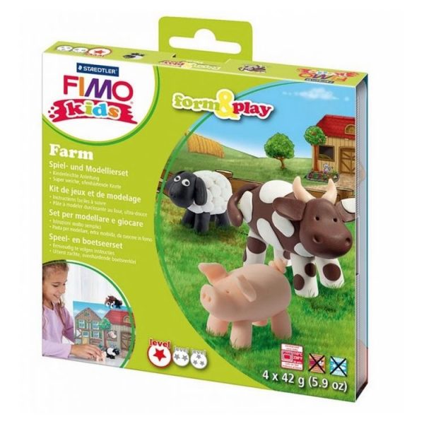 Fimo Kit De Jeux De Modelage Kids Ferme 1