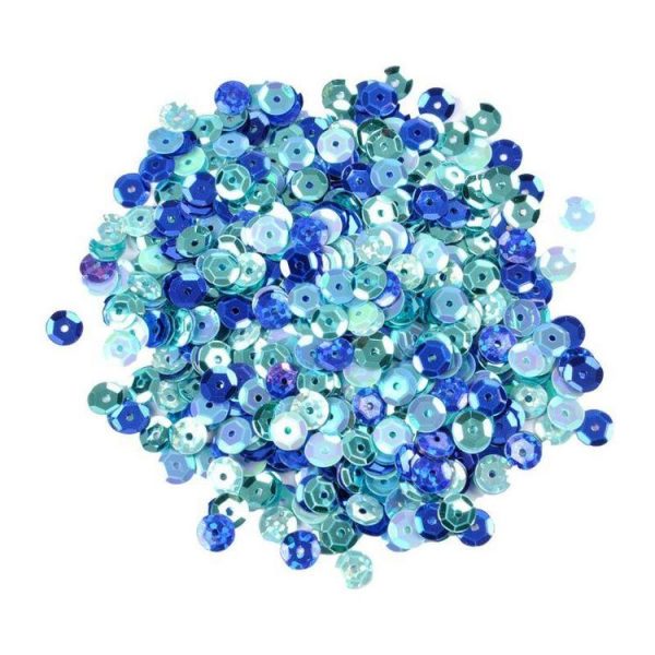 Paris Prix Lot De Sequins Déco Créatifs 14cm Bleu Horizon 1