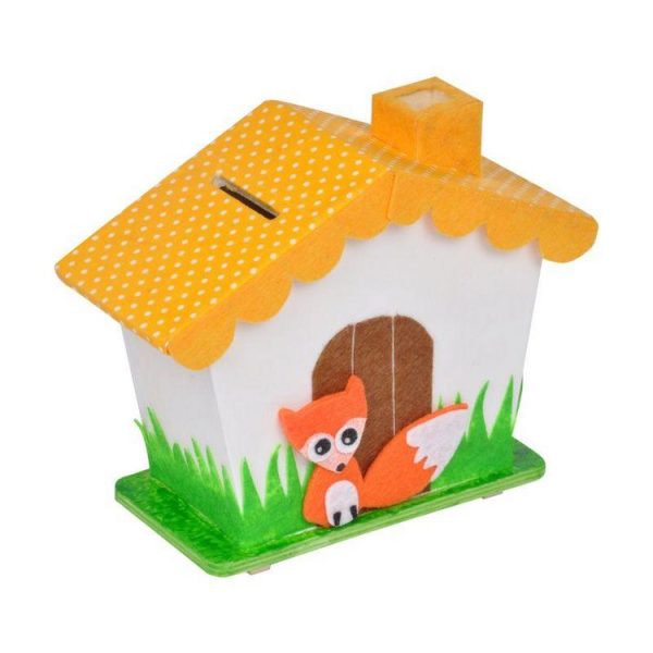 Paris Prix Tirelire à Peindre Maisonnette 14cm Naturel 3