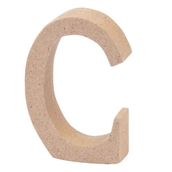Paris Prix Lettre à Décorer C 5cm Naturel 1