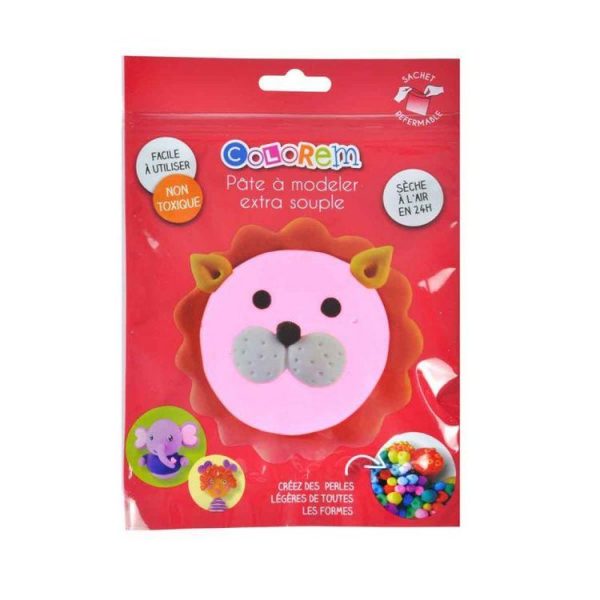 Paris Prix Pâte à Modeler Légère Extra Souple 50g Rose Clair 3