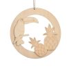 Paris Prix Décoration En Bois Ananas & Toucan 14cm Naturel 10