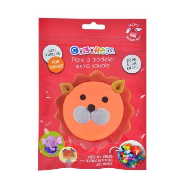 Paris Prix Pâte à Modeler Légère Extra Souple 50g Orange 3