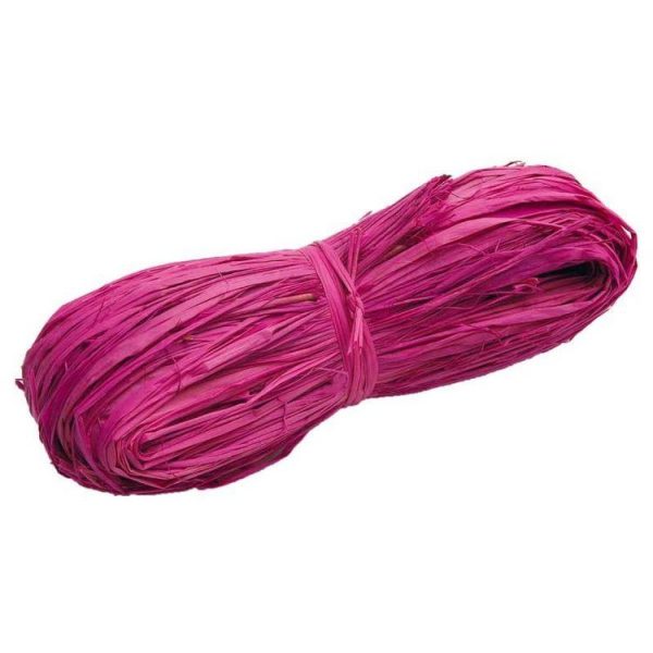 Paris Prix Raphia Avec Ficelle 50g Fuchsia 1