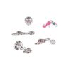 Paris Prix Lot De 5 Charms En Métal Dream Argent 10