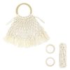 Paris Prix Kit Macramé Tote Bag Filet 30cm Naturel 10