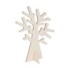 Paris Prix Arbre à Bijoux En Bois A Personnaliser 28cm Beige 8