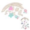 Paris Prix Kit Mobile Enfant Bois Licorne 27cm Naturel 7