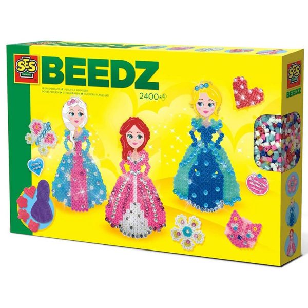 SES Creative Perles à Repasser Beedz : Princesses Avec Diamants 1