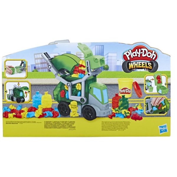 HASBRO Play-Doh Wheels Camion Poubelle 4