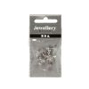 Youdoit 10 Attaches Boucles D’oreilles 13 Mm – Argenté 11