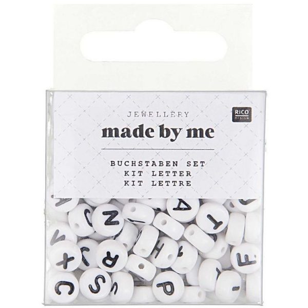 Youdoit 165 Perles – Lettres Rondes – Blanc 1