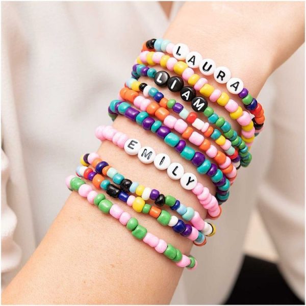 Youdoit 165 Perles – Lettres Rondes – Blanc 4