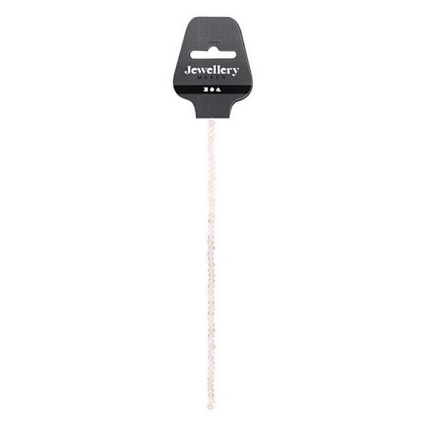 Youdoit 45 Perles En Verre à Facettes Rondes Ø 4 Mm – Rose Clair 3