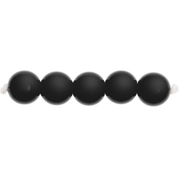 Youdoit 24 Perles Rondes 10 Mm – Noir 3
