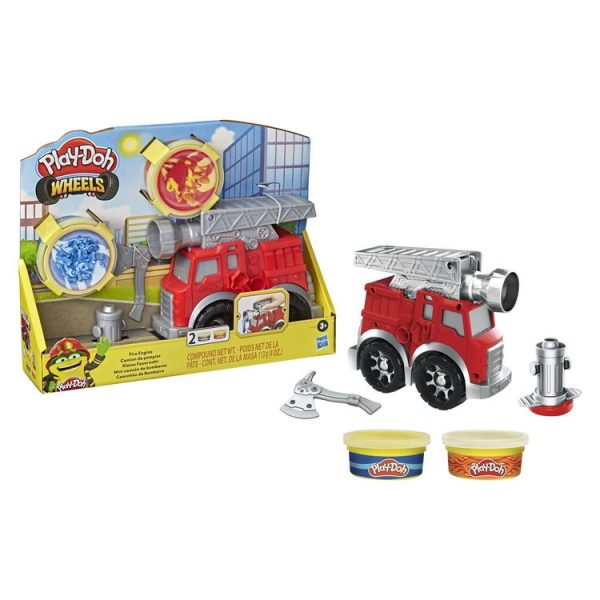 HASBRO Play-Doh Wheels – Mon Premier Camion De Pompier Play-Doh 4