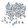 Rayher Perles Alphabet Carrées Blanches 5 X 5 Mm 10