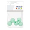 Artemio 5 Perles Silicone Rondes – 10 Mm – Vert D’eau 10