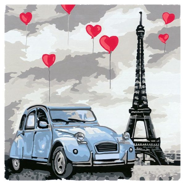 RAVENSBURGER Tableau Paris – CreArt – Carré 20×20 Cm 3