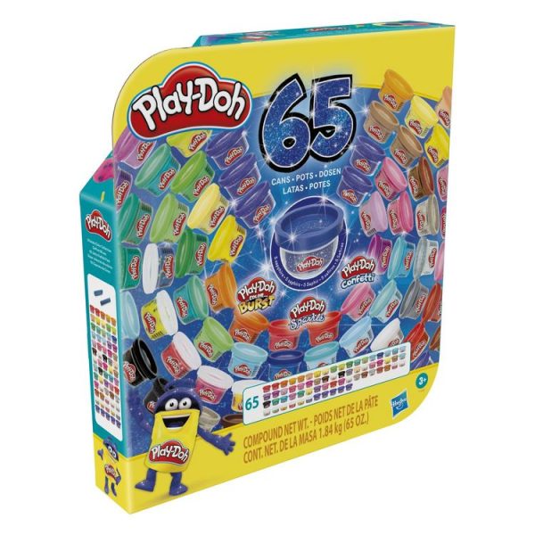 HASBRO Play-Doh 65 Ans Coffret 65 Pots 4
