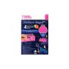 Graine Créative Sachet 4 Feuilles Plastique Dingue Fluo 8