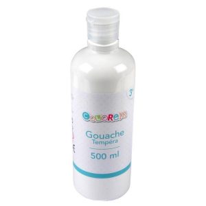 Paris Prix Flacon De Peinture Tempéra 500ml Blanc 6