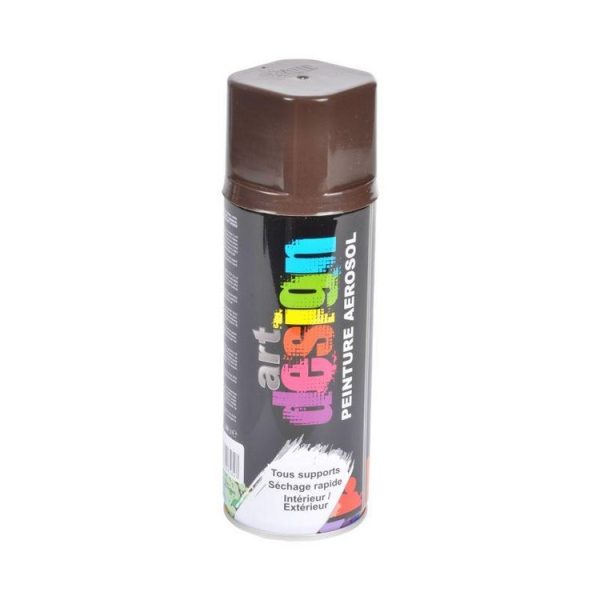 Paris Prix Bombe De Peinture Séchage Rapide 400ml Chocolat 1