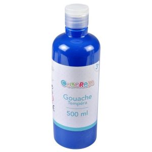 Paris Prix Flacon De Peinture Tempéra 500ml Bleu 6
