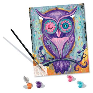 RAVENSBURGER Tableau Hibou – 24×30 Cm – CreArt 7