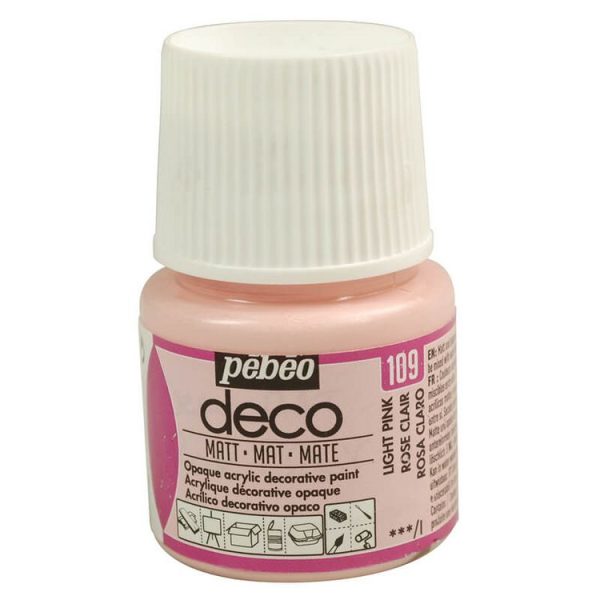 Pebeo Peinture Acrylique 45 Ml Rose Clair 1