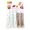 SCRAPCOOKING Stylos De Glaçage Blanc, Rose, Bleu + 2 Stylos Chocolat 7