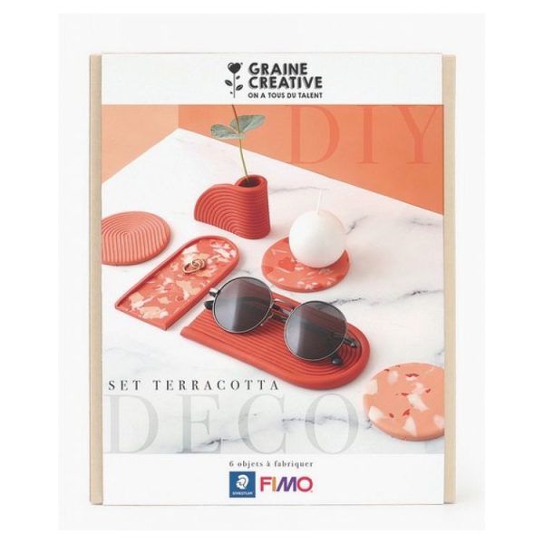 Fimo Set Décoration Terracotta 1