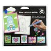 MegaCrea Cartes Sable Ou Paillette Tendresse X 6 Pièces Activités Enfant 11