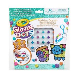 GOLIATH Loisirs Créatives – Perles Décoratives Scintillantes Crayola : Ensemble De Porte-clés 7