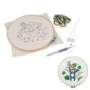 Paris Prix Kit Complet Punch Needle Paresseux 21cm Blanc 8