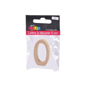 Paris Prix Lettre à Décorer O 5cm Naturel 6