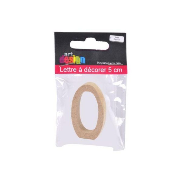 Paris Prix Lettre à Décorer O 5cm Naturel 3