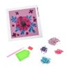 Paris Prix Kit Diamond Painting Fleur 20x20cm Multicolore 10