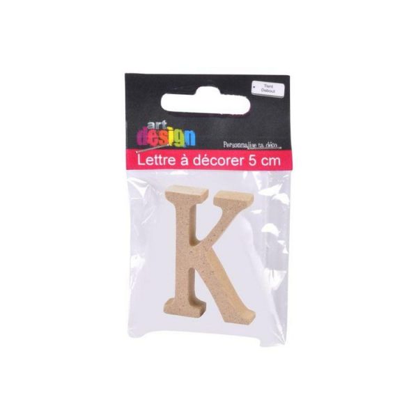 Paris Prix Lettre à Décorer K 5cm Naturel 3