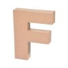 Paris Prix Décoration Murale Lettres Carton F 18cm Naturel 10