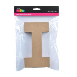 Paris Prix Décoration Murale Lettres Carton I 18cm Naturel 6